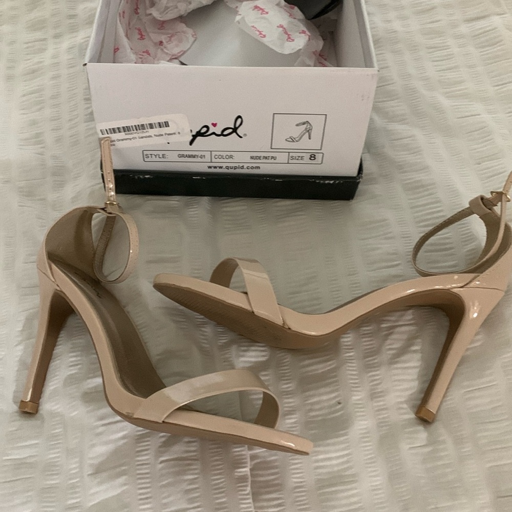 Qupid open toe heels